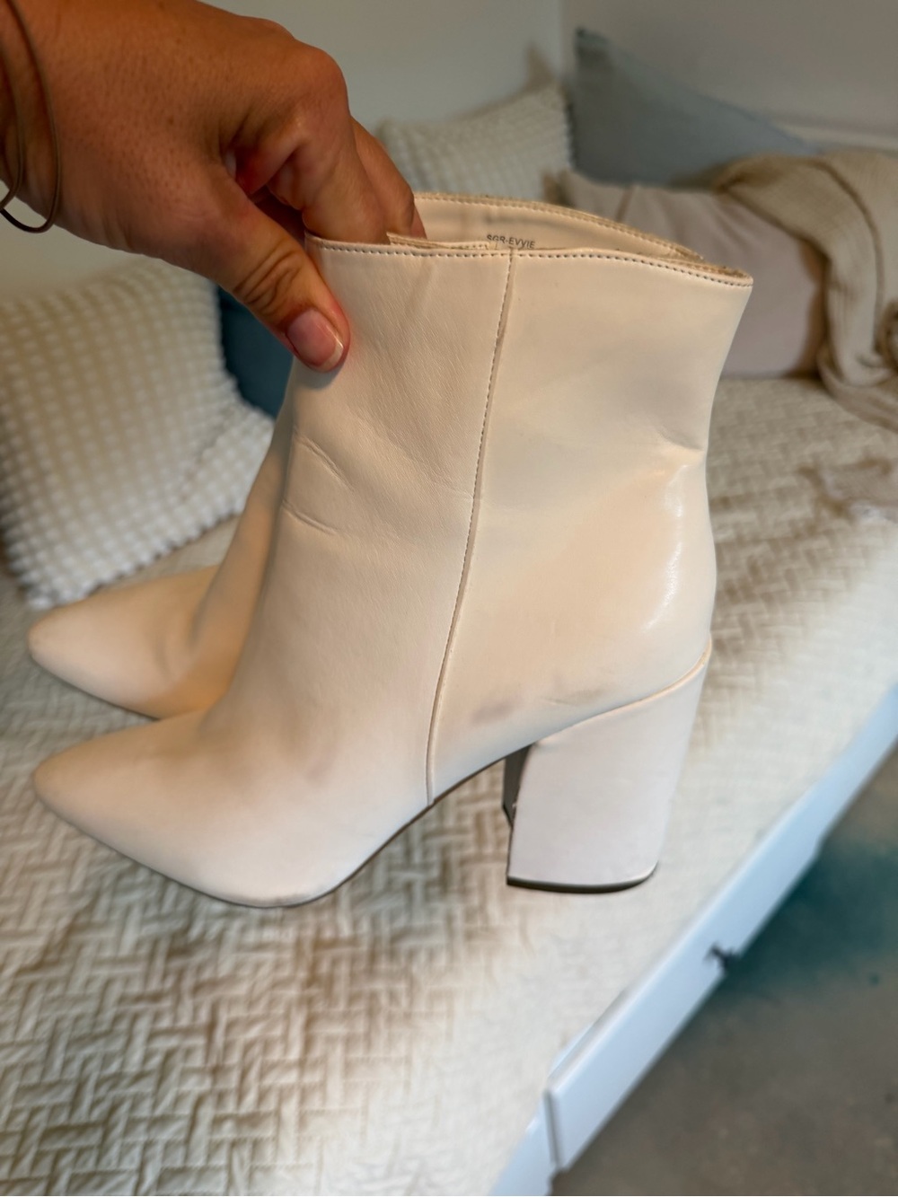 White booties